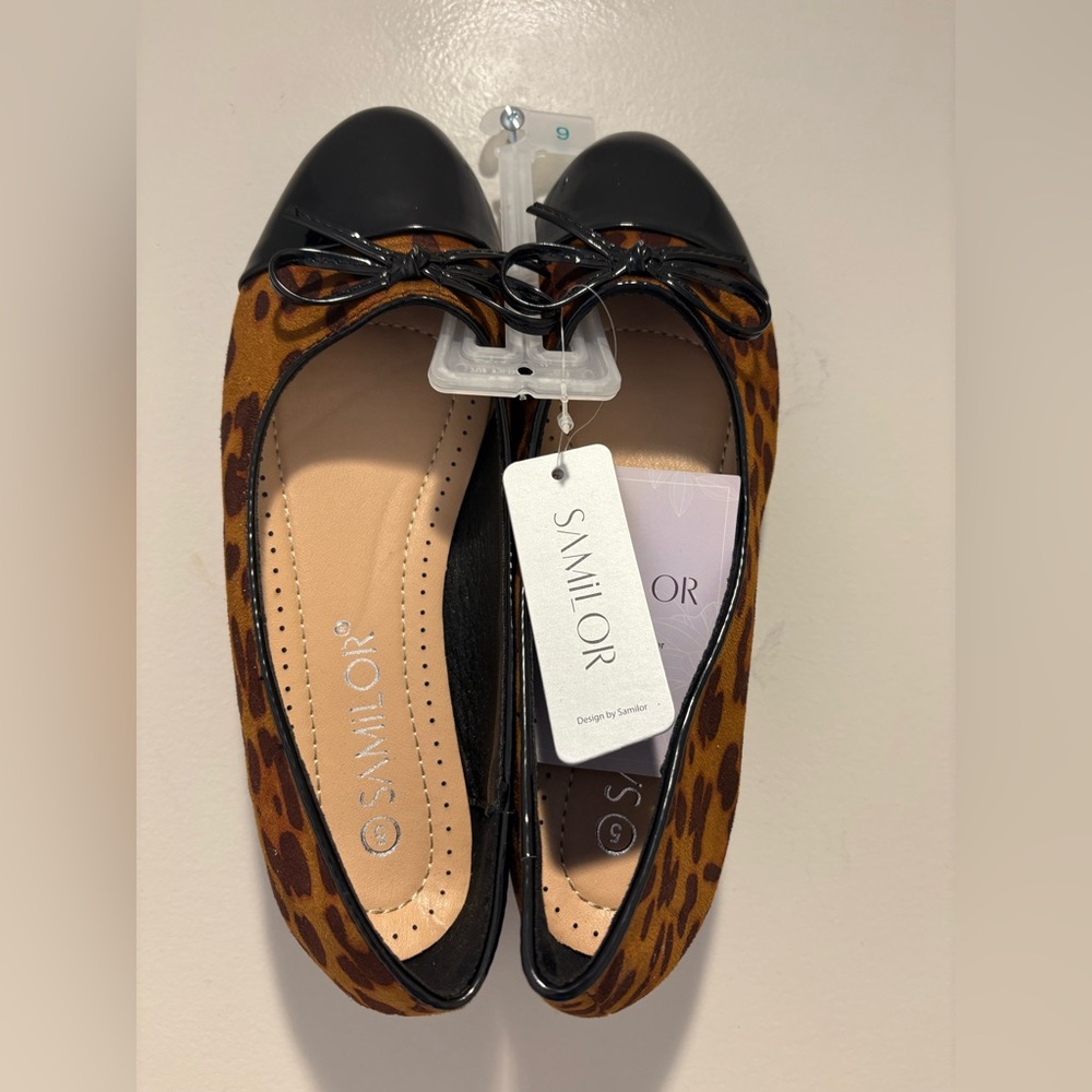 Women's Leopard Print Ballet Flats